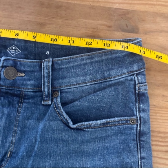 St. John's Bay Blue Jean Shorts Distressed Cut-Off Style - Picture 6 of 7